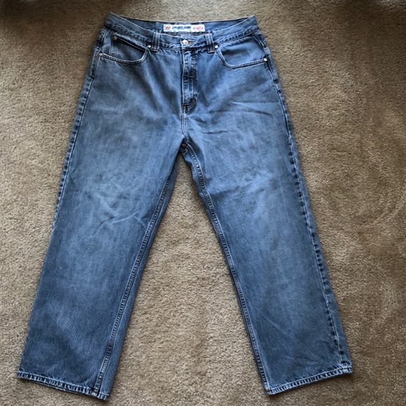 Vintage Anchor Blue EASY Fit 34x30 Jeans - Men’s - Picture 10 of 11